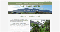Desktop Screenshot of oakleigh-ireland.com